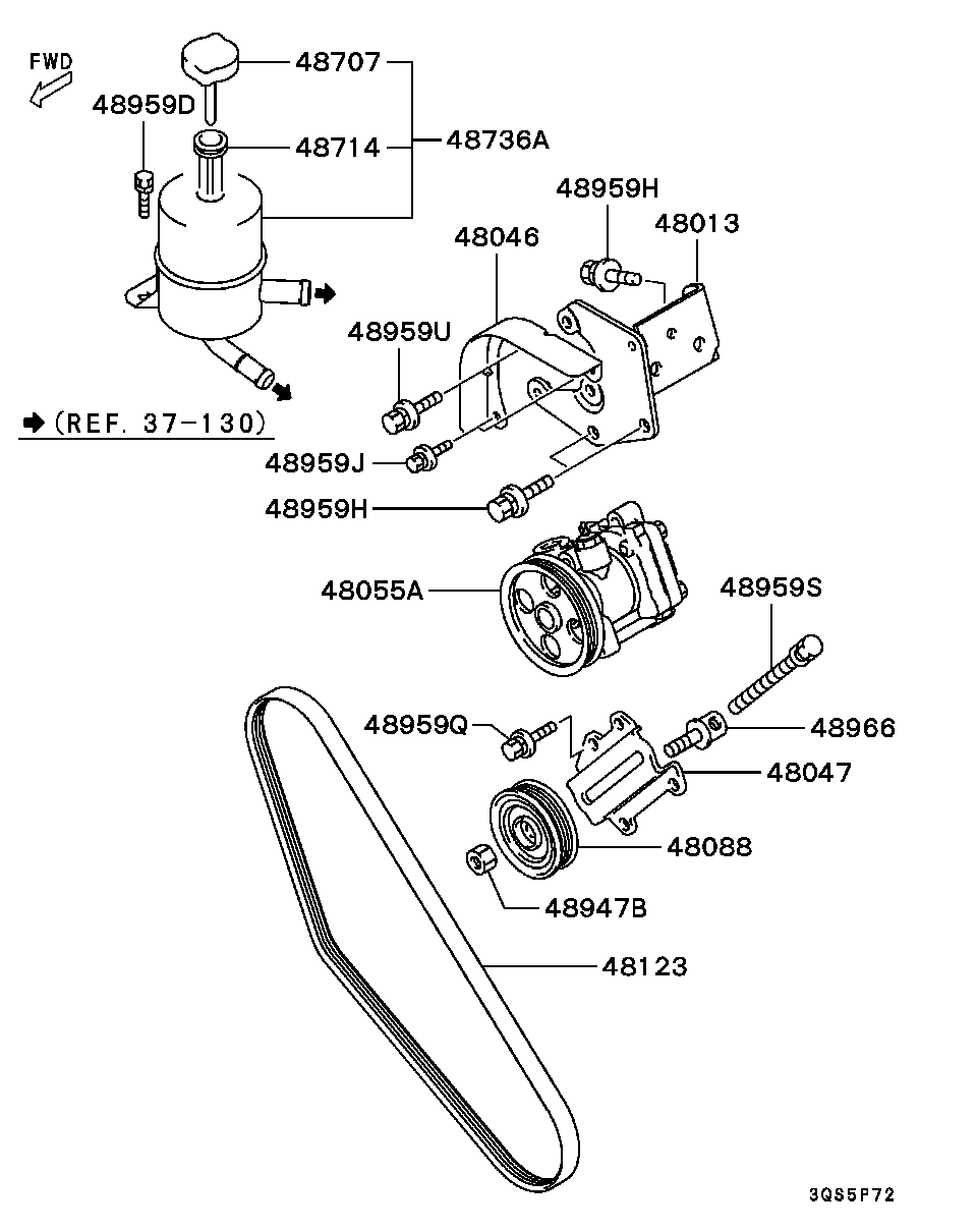 Mitsubishi MN155726 - Ķīļrievu siksna autodraugiem.lv