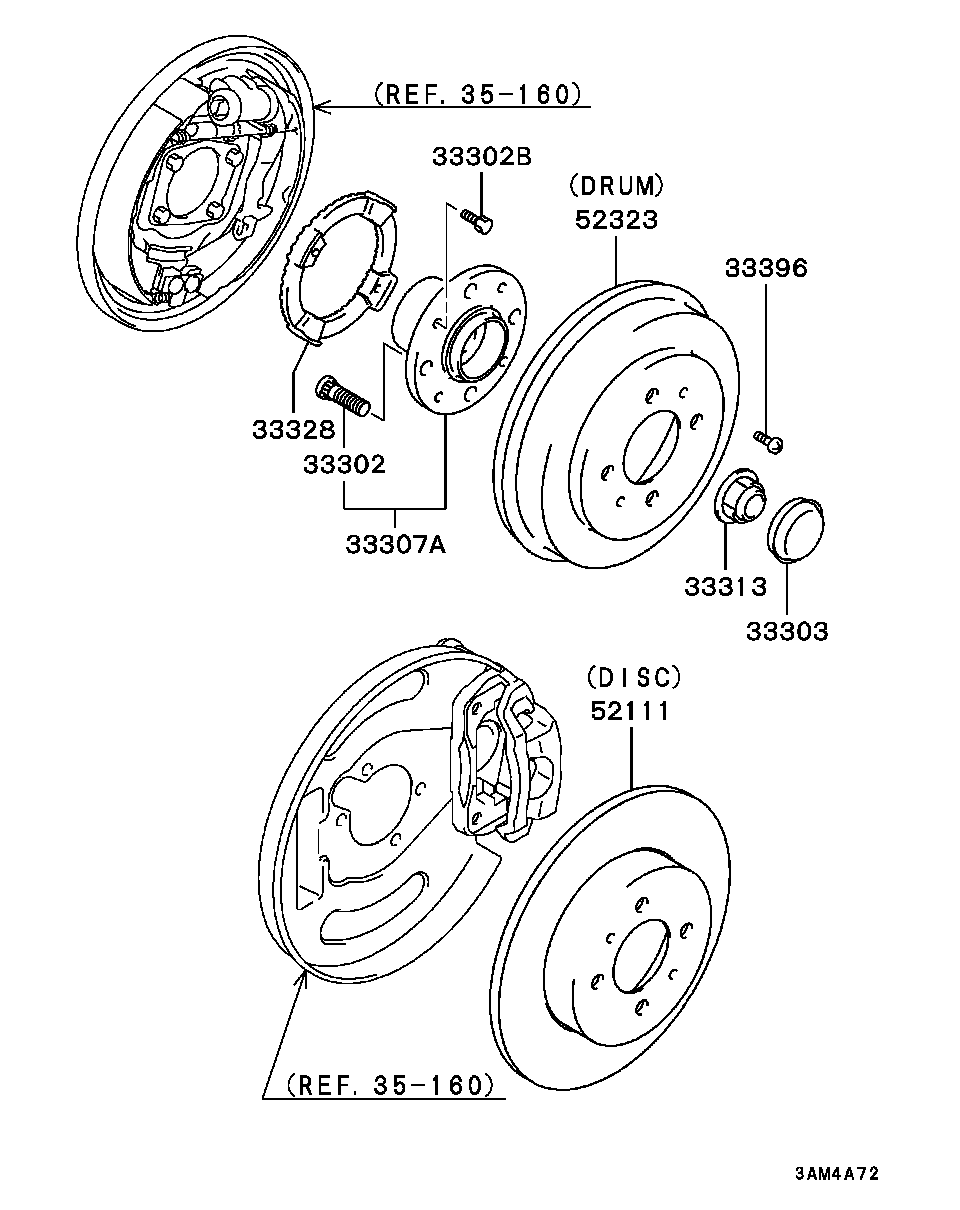 Mitsubishi MR333394 - Riteņa rumbas gultņa komplekts autodraugiem.lv