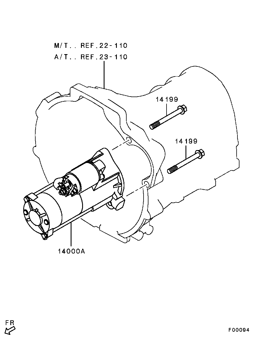 Mitsubishi 1810A050 - Starteris autodraugiem.lv