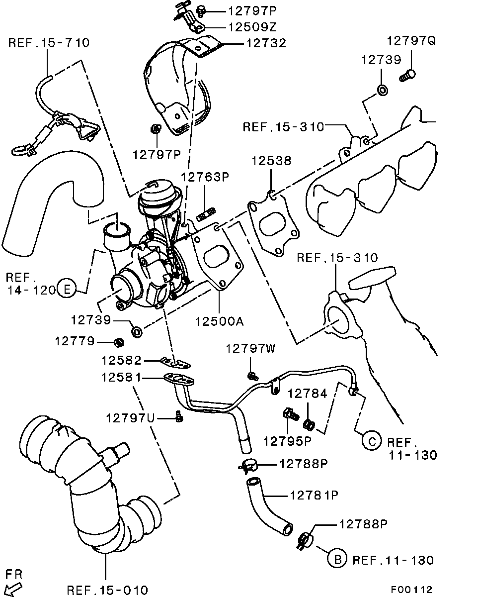 Mitsubishi 1515A163 - Kompresors, Turbopūte autodraugiem.lv