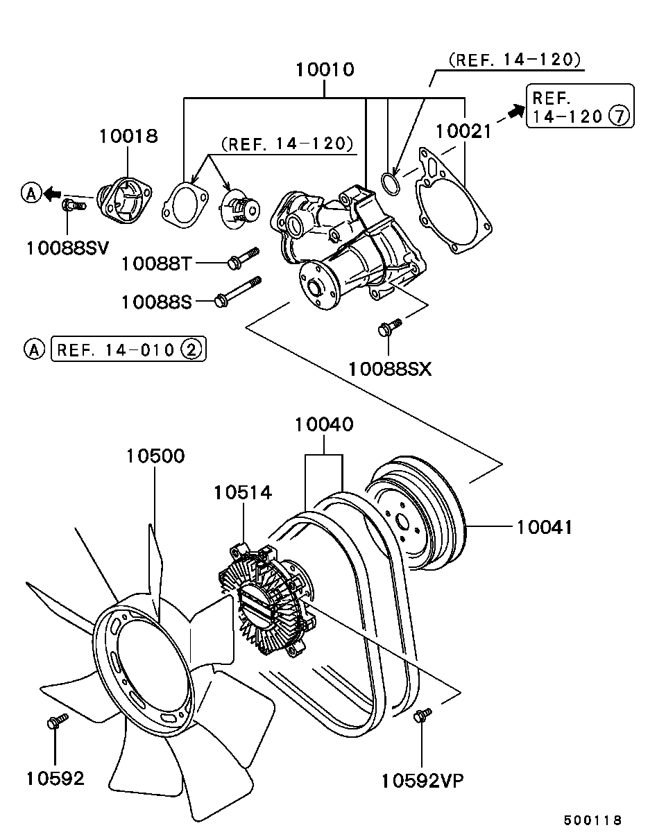 MULTICAR MD972001 - Ūdenssūknis autodraugiem.lv