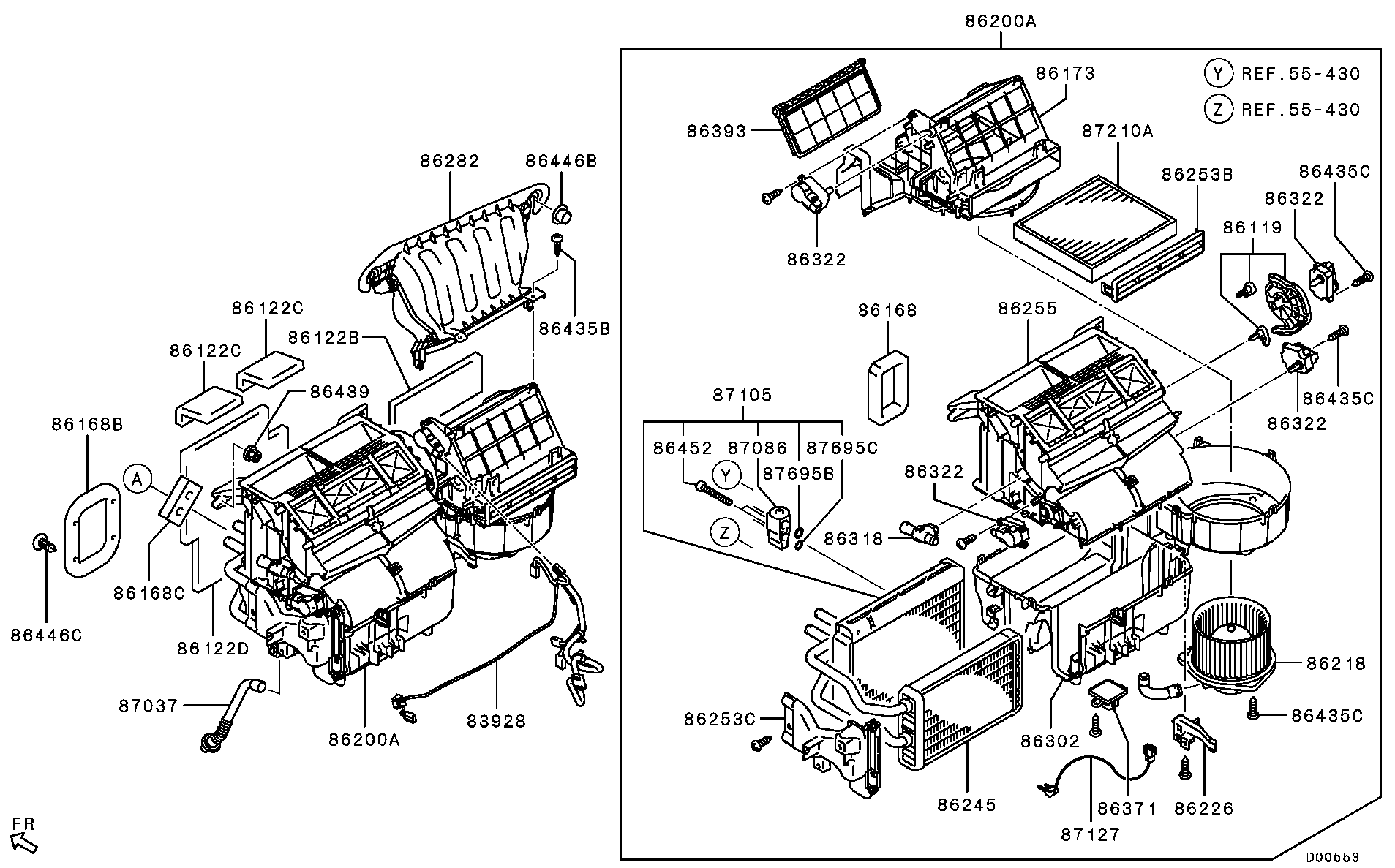 Mitsubishi 7802A277 - FAN & MOTOR KIT,HEATER autodraugiem.lv