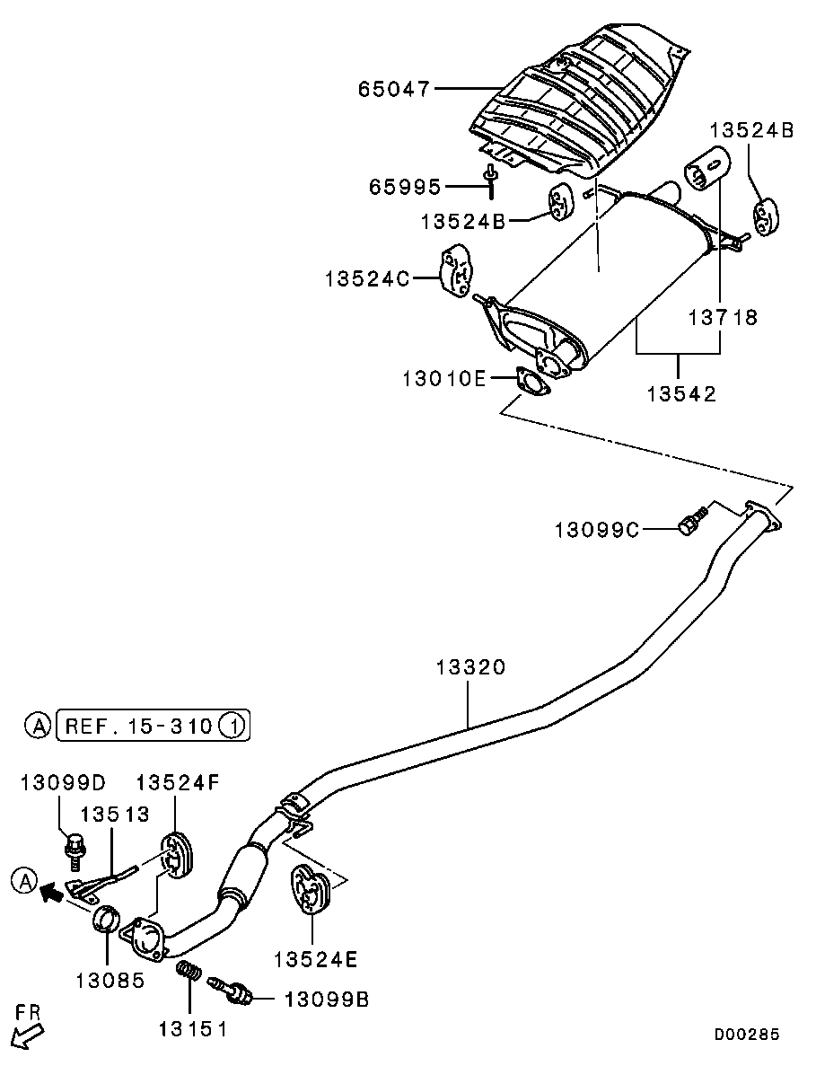 Mitsubishi MR 431 631 - Bukse, Stabilizators autodraugiem.lv