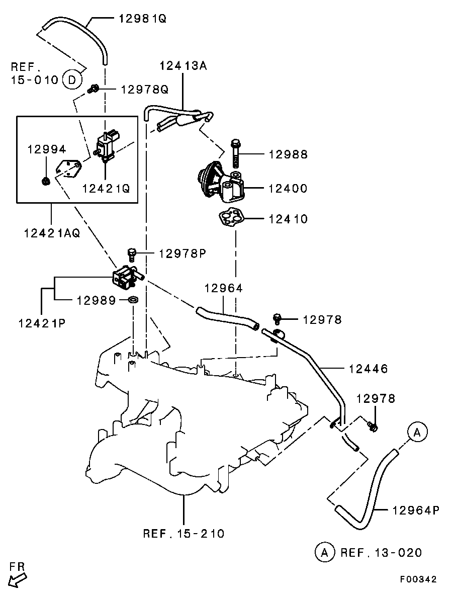 Hyundai MD199283 - Izpl. gāzu recirkulācijas vārsts autodraugiem.lv