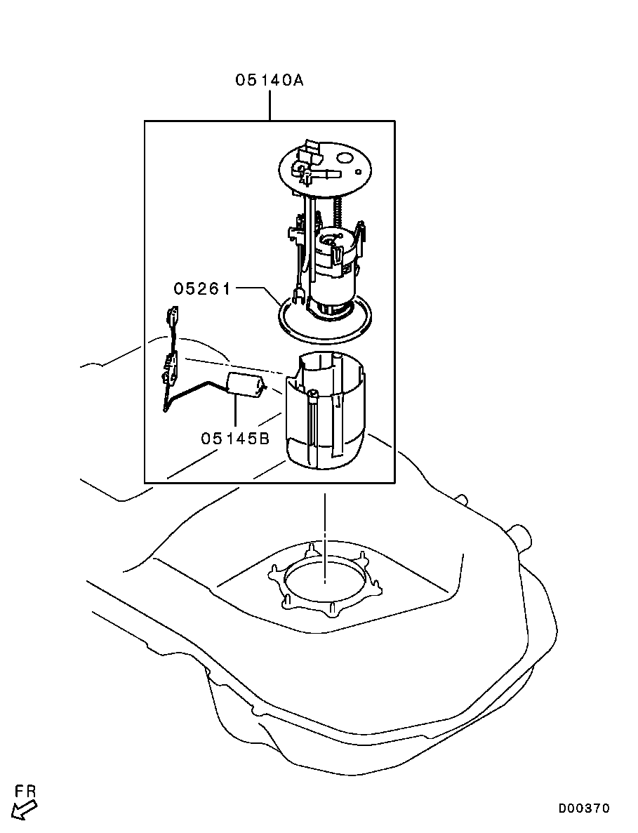 Mitsubishi 1760A189 - Degvielas sūknis autodraugiem.lv