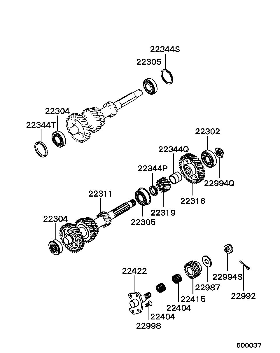 Mitsubishi MD717159 - Riteņa rumbas gultņa komplekts autodraugiem.lv