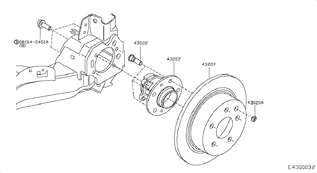 NISSAN 43206 4EA0B - Bremžu diski autodraugiem.lv