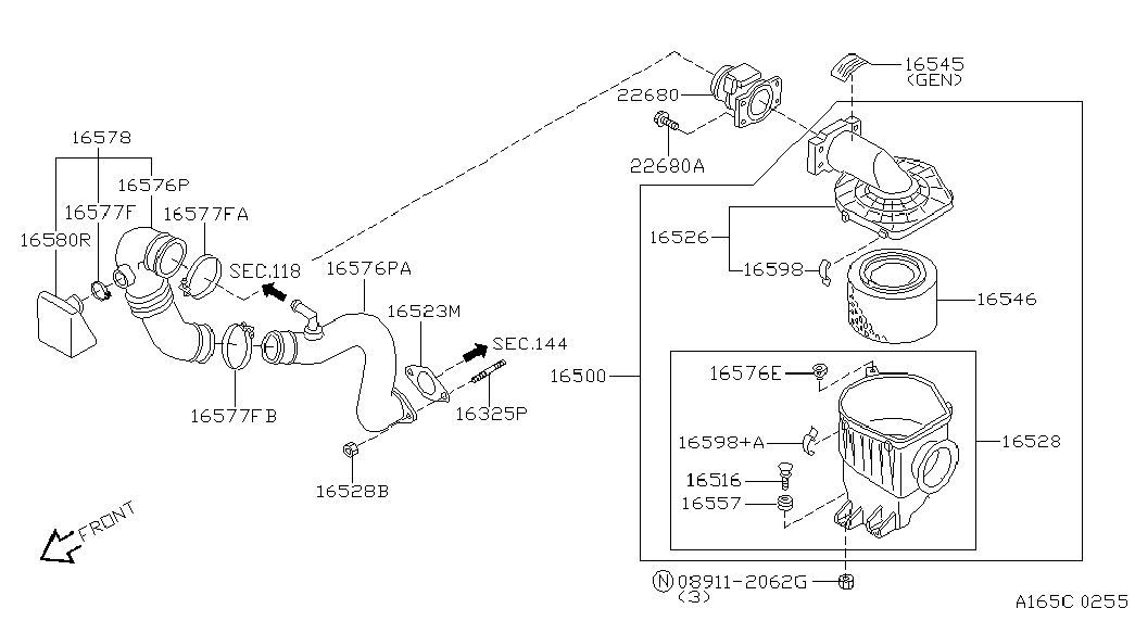 NISSAN 22680-31U00 - Gaisa masas mērītājs autodraugiem.lv