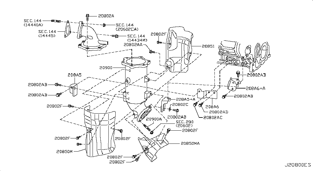 NISSAN 144342W200 - Skrūve autodraugiem.lv