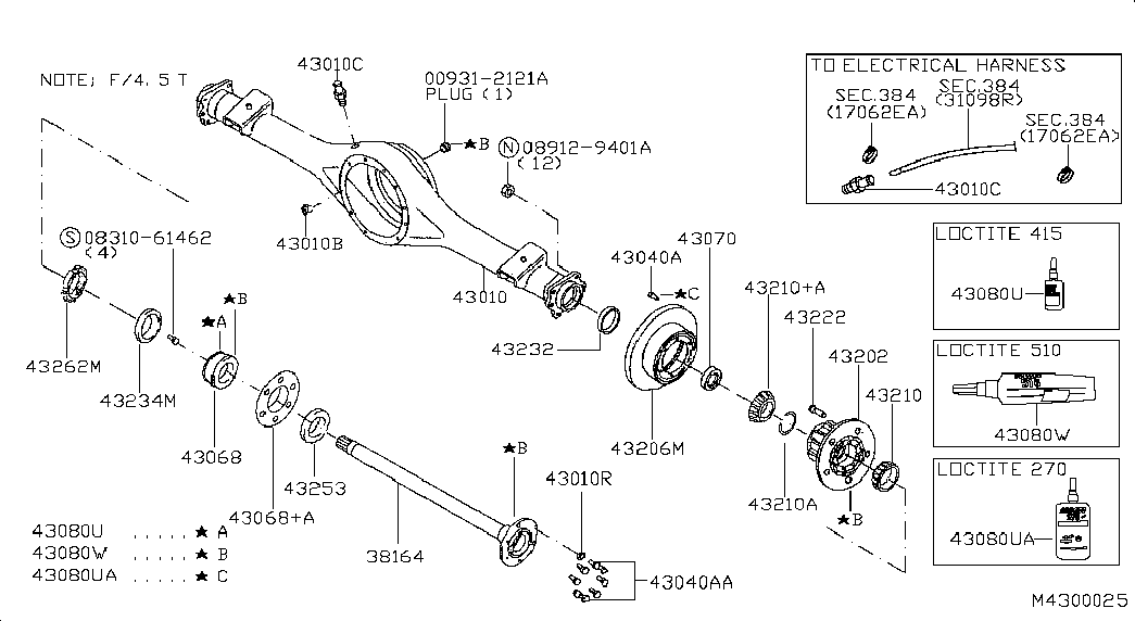 NISSAN 43207-9X100 - Bremžu diski autodraugiem.lv