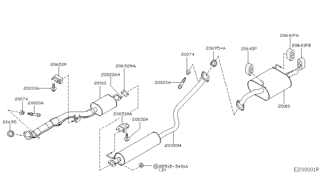 MAZDA 20695AV300 - BEARING-SEAL,EXHAUST JOINT autodraugiem.lv