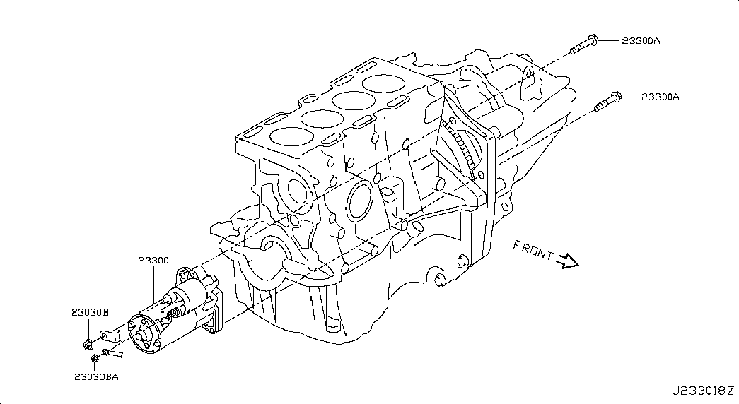 NISSAN 23300-00Q2C - Starteris autodraugiem.lv