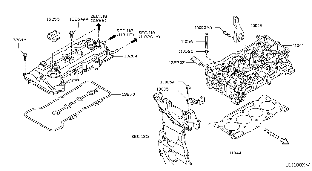 NISSAN 01125-E6041 - BOLT autodraugiem.lv