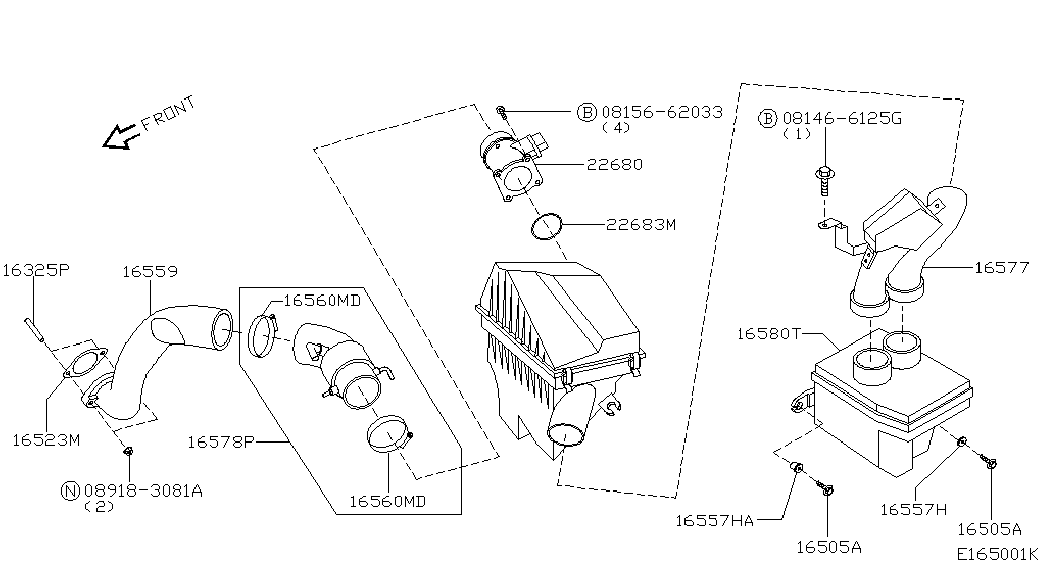 NISSAN 22680 7J600 - Gaisa masas mērītājs autodraugiem.lv