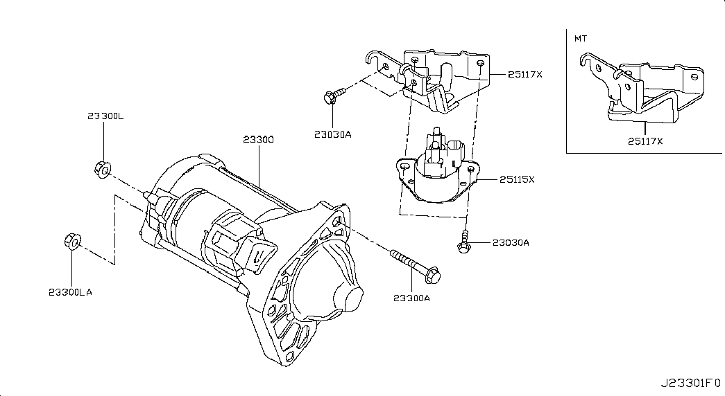 NISSAN 23300-00Q2M - Starteris autodraugiem.lv