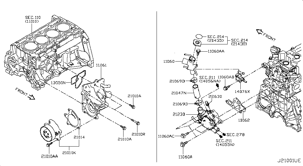 NISSAN B1010-1KC0B - Ūdenssūknis autodraugiem.lv