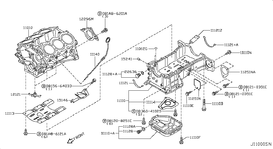 NISSAN 12296-31U11 - Vārpstas blīvgredzens, Kloķvārpsta autodraugiem.lv