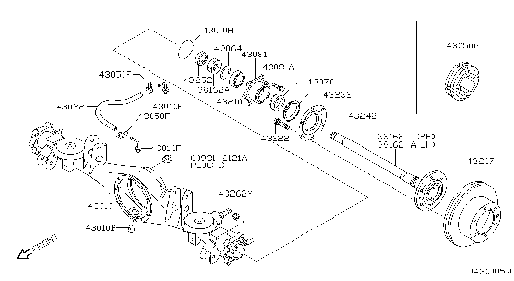 NISSAN 43206 VC200 - Bremžu diski autodraugiem.lv