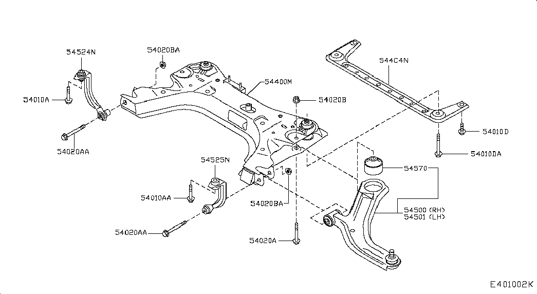 DACIA 54501BC42A - Neatkarīgās balstiekārtas svira, Riteņa piekare autodraugiem.lv