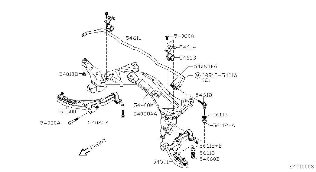 Honda 54501BM410 - Neatkarīgās balstiekārtas svira, Riteņa piekare autodraugiem.lv