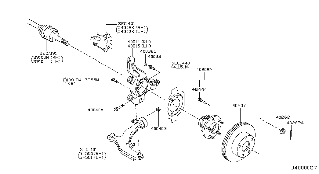 Infiniti 402069J400 - Bremžu diski autodraugiem.lv