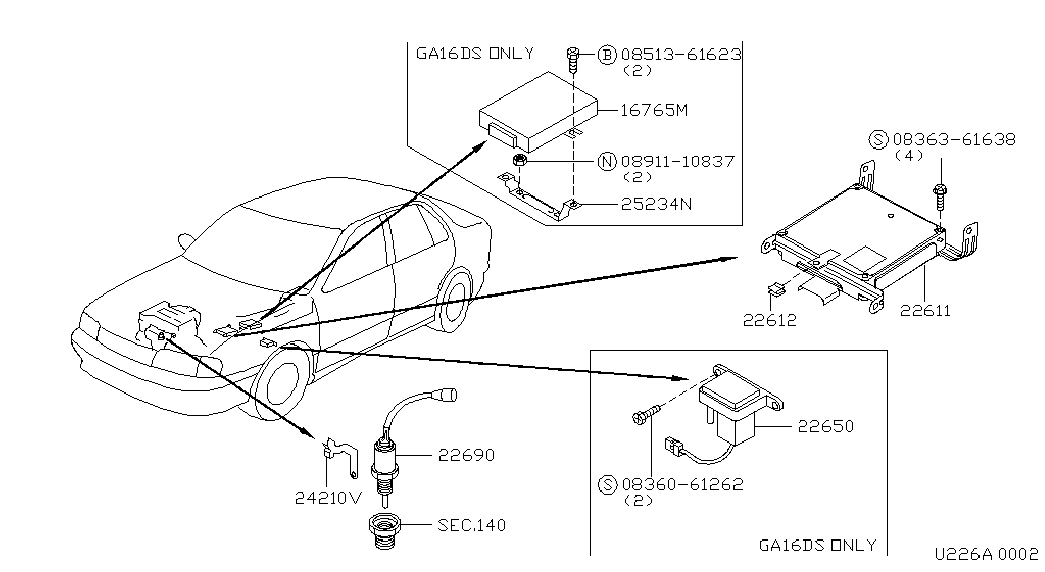 TOYOTA 2269076J00 - HEATED OXYGEN SENSOR autodraugiem.lv