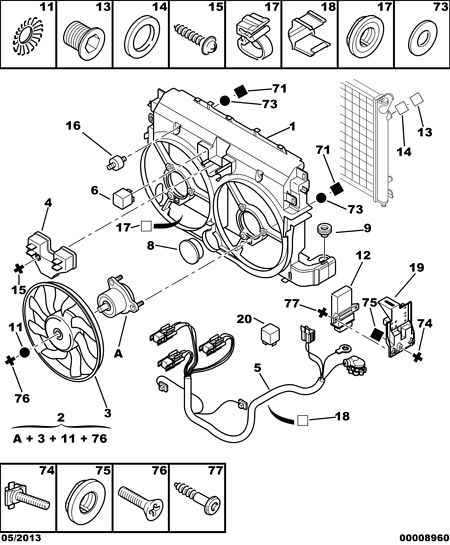 PEUGEOT 1308.L0 - Ventilators, Motora dzesēšanas sistēma autodraugiem.lv