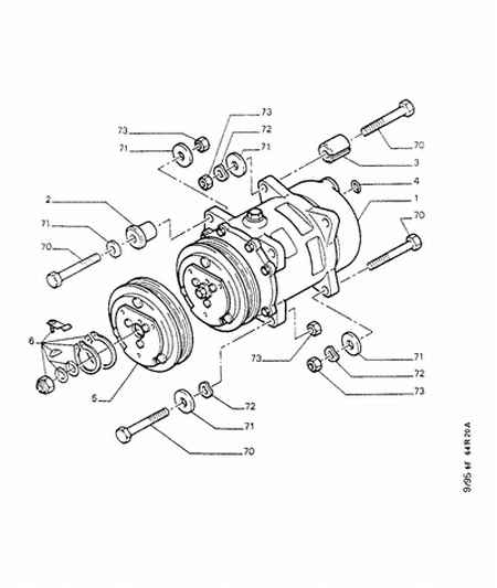 PEUGEOT 6453 P5 - Kompresors, Gaisa kond. sistēma autodraugiem.lv