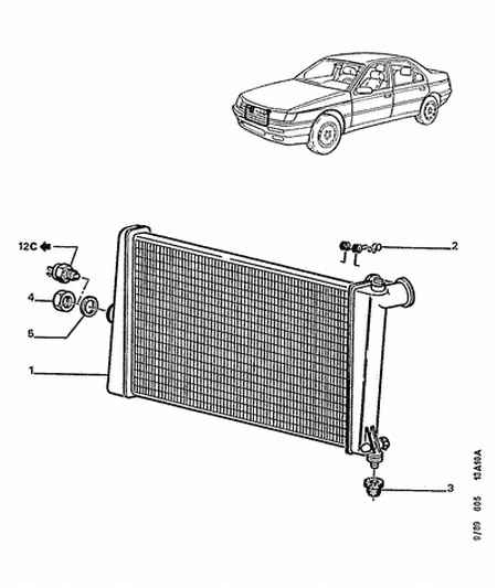 PEUGEOT 1301.E5 - Radiators, Motora dzesēšanas sistēma autodraugiem.lv