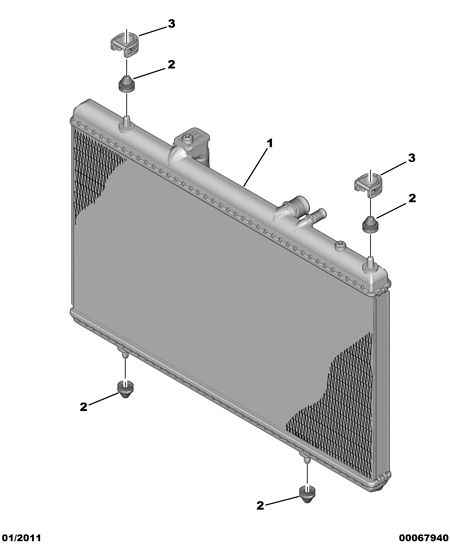 CITROËN/PEUGEOT 1330.K8 - Radiators, Motora dzesēšanas sistēma autodraugiem.lv