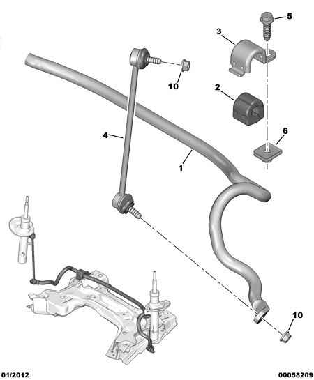 CITROËN 5094 C3 - Bukse, Stabilizators autodraugiem.lv