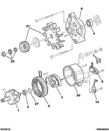 CITROËN 5727 09 - Rotors, Ģenerators autodraugiem.lv