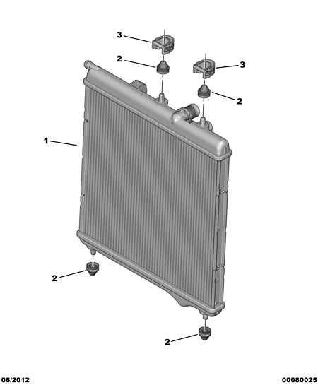 Piaggio 1330 Q5 - Radiators, Motora dzesēšanas sistēma autodraugiem.lv