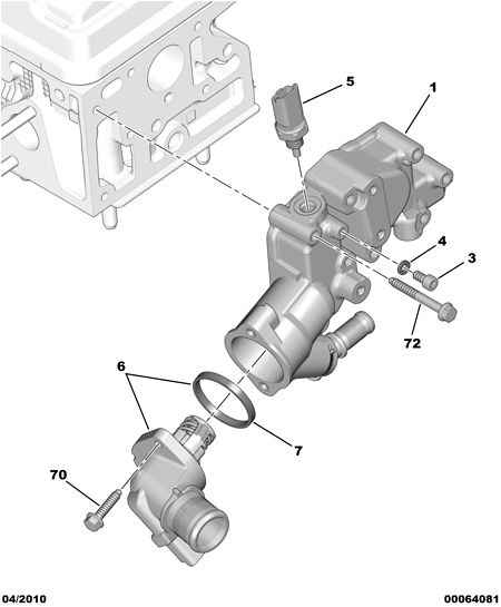 CITROËN 1336 Z2 - Termostats, Dzesēšanas šķidrums autodraugiem.lv