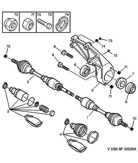 PEUGEOT 3272.R9 - Piedziņas vārpsta autodraugiem.lv