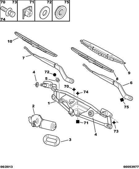 CITROËN 6426 KT - Stikla tīrītāja slotiņa autodraugiem.lv