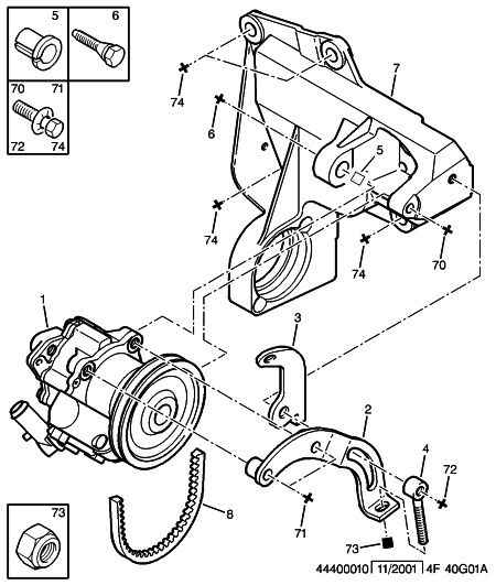 FIAT 4007 C9 - POWER STEERING PUMP autodraugiem.lv