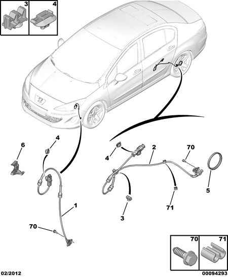 PEUGEOT 4545 L0 - Devējs, Riteņu griešanās ātrums autodraugiem.lv