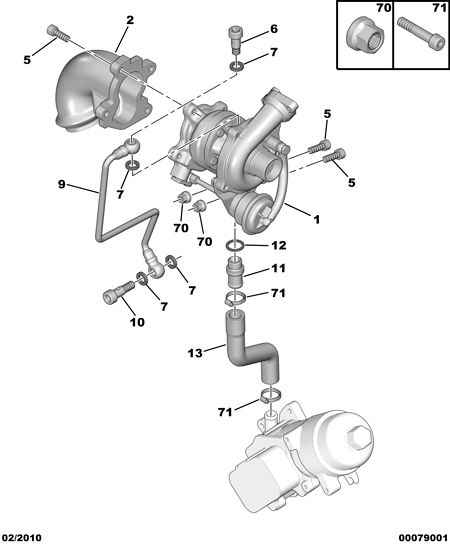 PEUGEOT 0379.41 - Eļļas cauruļvads, Kompresors autodraugiem.lv