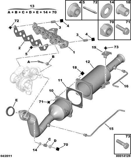 Lancia 1731 NG - Nosēdumu / Daļiņu filtrs, Izplūdes gāzu sistēma autodraugiem.lv