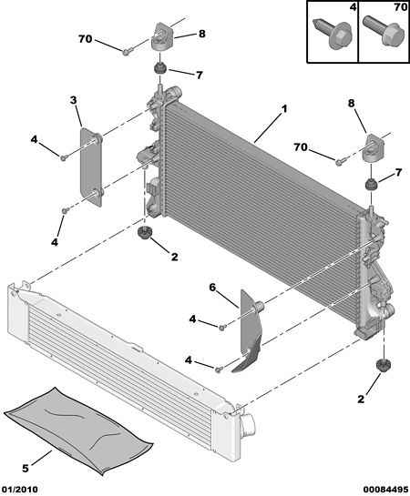 Alfarome/Fiat/Lanci 1330 Q2 - Radiators, Motora dzesēšanas sistēma autodraugiem.lv