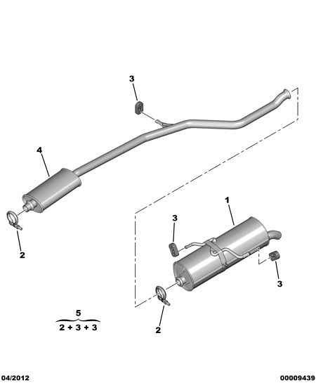 CITROËN 1730 GP - Izplūdes gāzu trokšņa slāpētājs (pēdējais) autodraugiem.lv