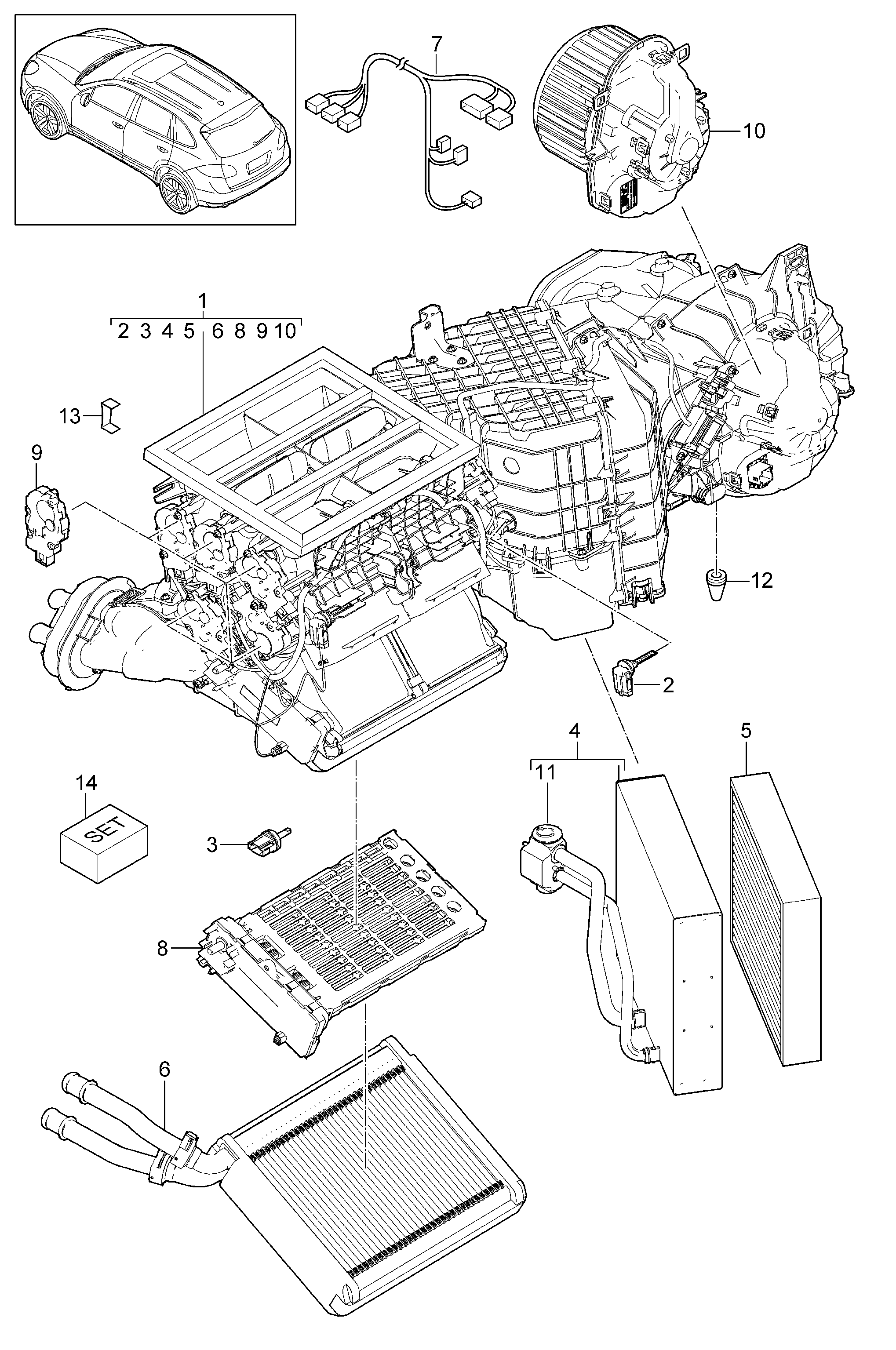 Porsche 95857234202 - Salona ventilators autodraugiem.lv