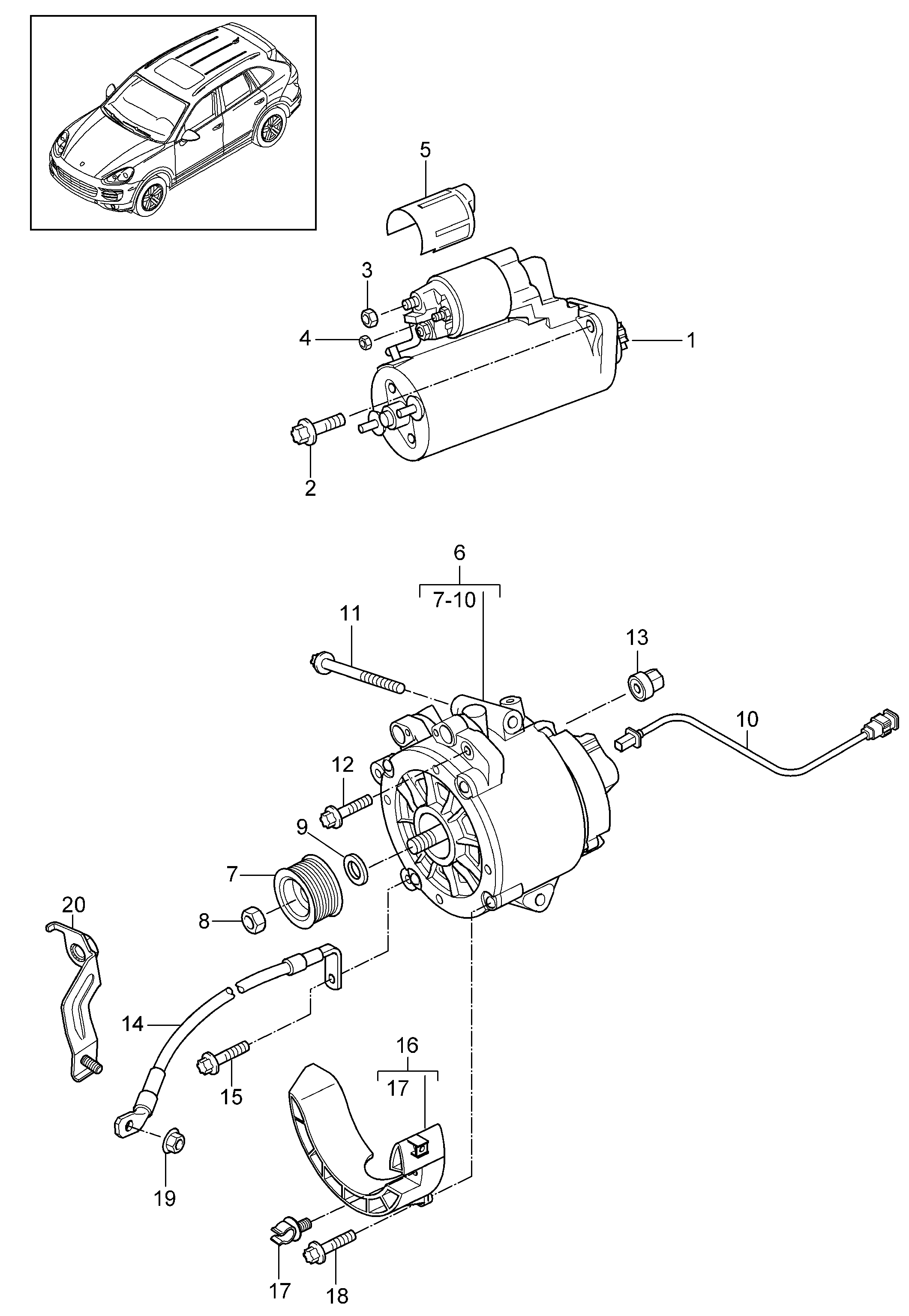 Seat 059 903 023 N - Piedziņas skriemelis, Ģenerators autodraugiem.lv