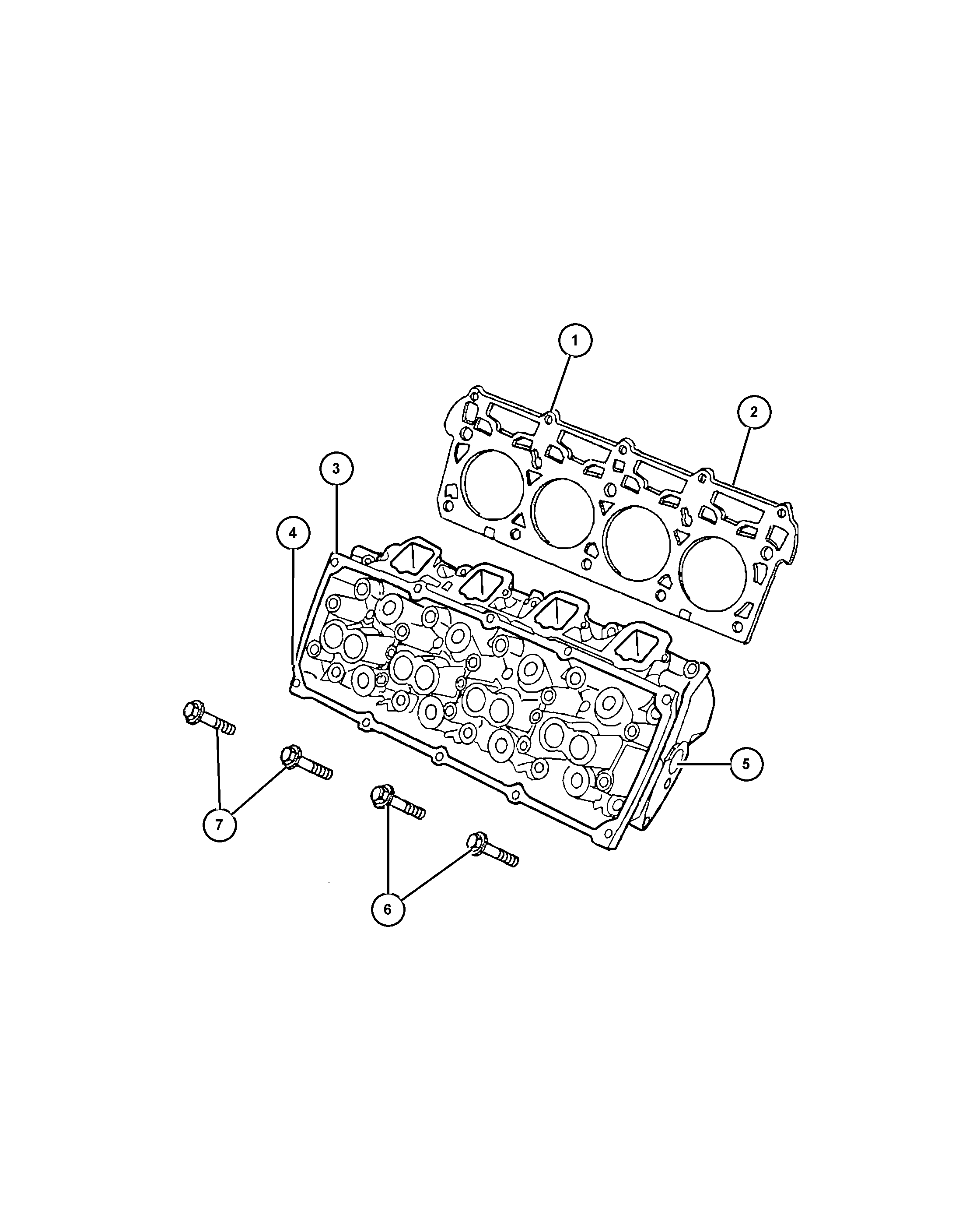 Chrysler 68240 108AA - Blīve, Motora bloka galva autodraugiem.lv