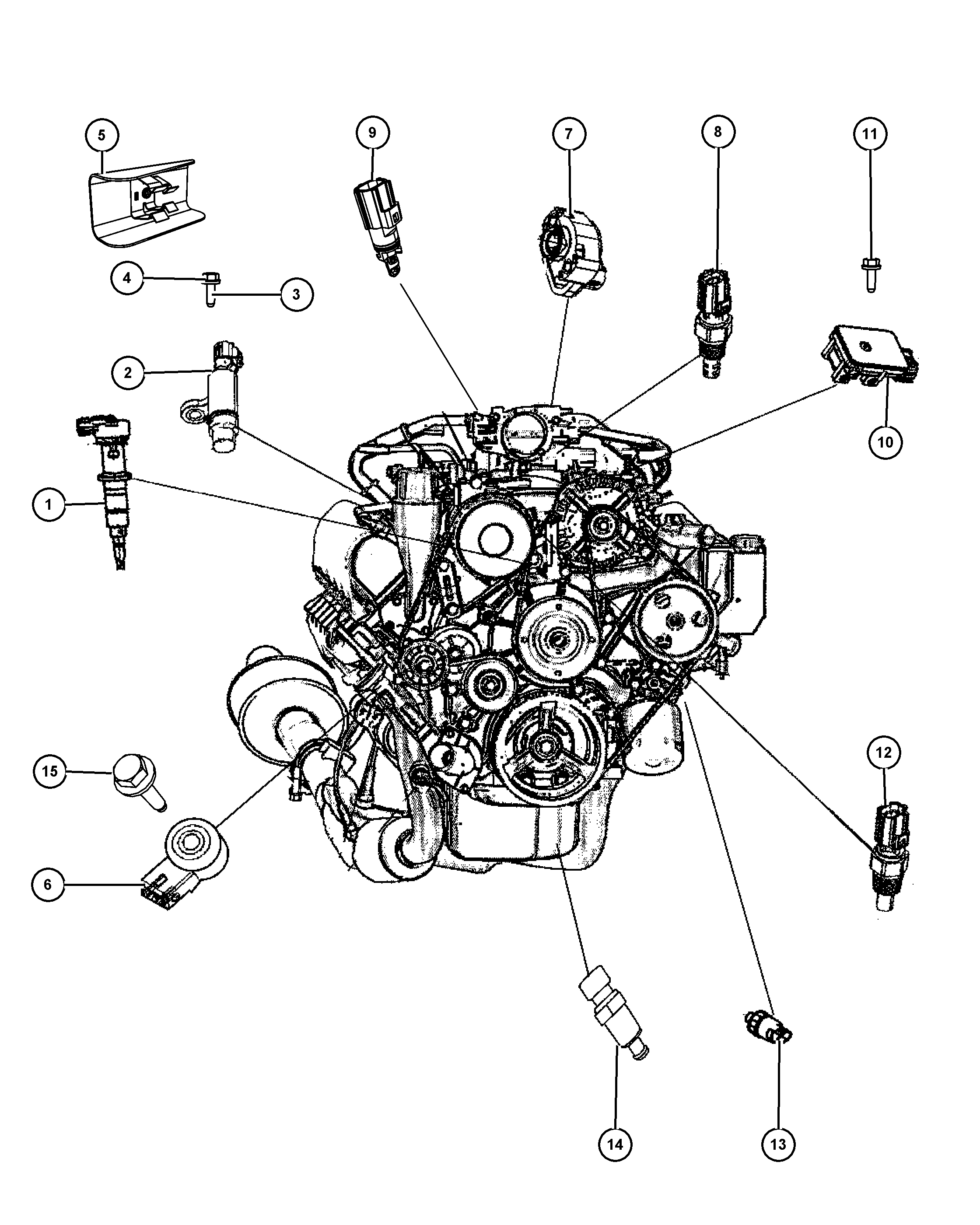 Lancia 5033 316AA - SENSOR KNOCK autodraugiem.lv