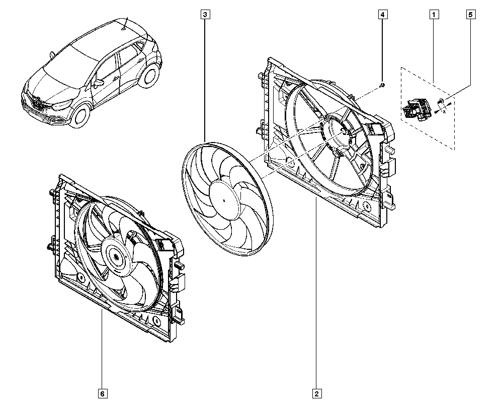 DACIA 214818009R - Ventilators, Motora dzesēšanas sistēma autodraugiem.lv