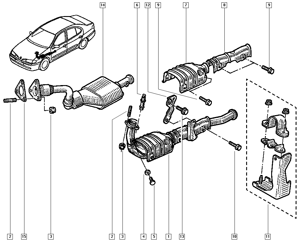 RENAULT 8200162147 - Katalizators autodraugiem.lv