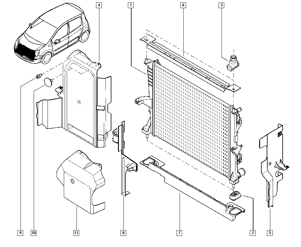 RENAULT TRUCKS 8200138738 - Radiators, Motora dzesēšanas sistēma autodraugiem.lv