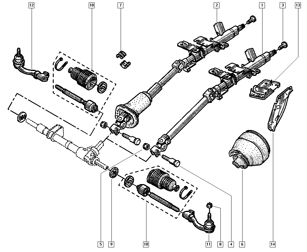 RENAULT 77 01 469 778 - Aksiālais šarnīrs, Stūres šķērsstiepnis autodraugiem.lv